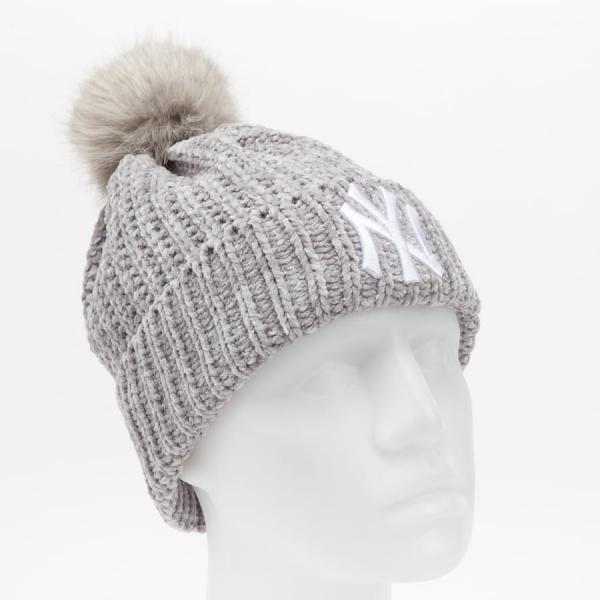 Kulich New Era MLB Wmns Winterized Bobble NY šedý