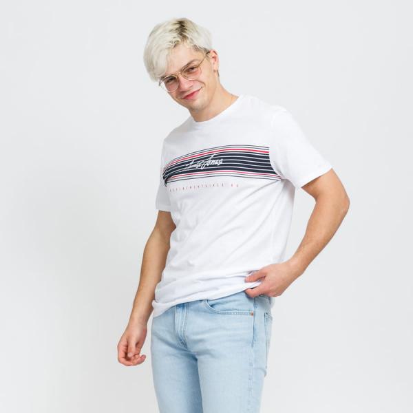 Tričko s krátkým rukávem Jack & Jones JJleo Tee SS White