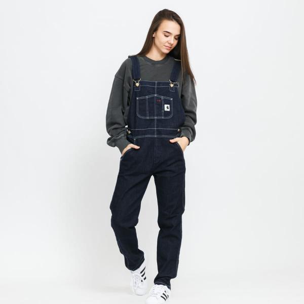 Carhartt WIP W' Bib Overall blue rinsed