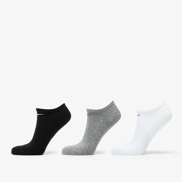 Ponožky Nike U NK Everyday Cush NS 3 Pack Black/ Melange Grey/ White XL