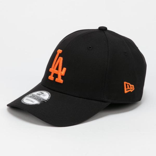 Kšiltovka New Era 940 MLB League Essential LA Black / Orange