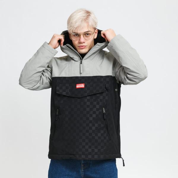 Podzimní bunda Vans X Napapijri MN Anorak šedá / černá / tmavě šedá