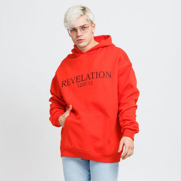 Mikina 9N1M SENSE. St. Michael Revelation Hoodie tmavě oranžová