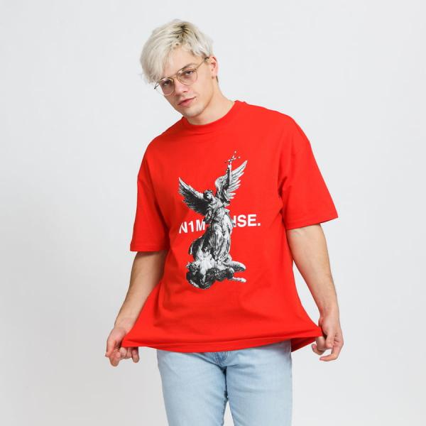 Tričko s krátkým rukávem 9N1M SENSE. St. Michael Tee Orange