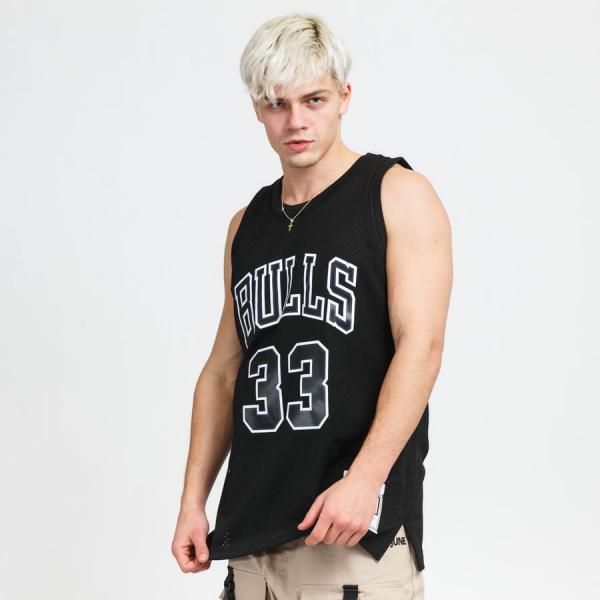 Dres Mitchell & Ness NBA Swingman Jersey Scottie Pippen Chicago Bulls černý