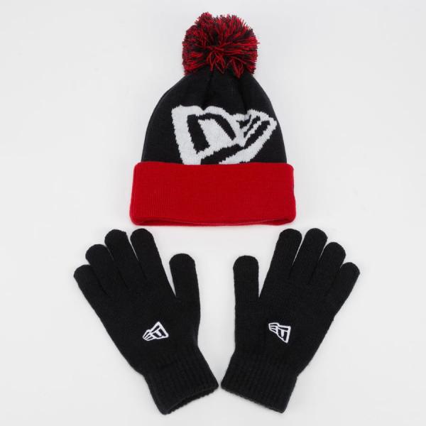 Kulich New Era Kids Glove Knit Kit navy / červený