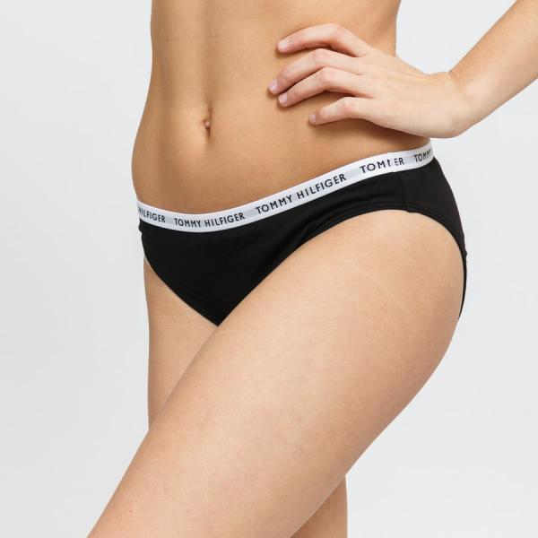 Kalhotky Tommy Hilfiger 3Pack Recycled Essentials Bikini White / Grey / Black XS