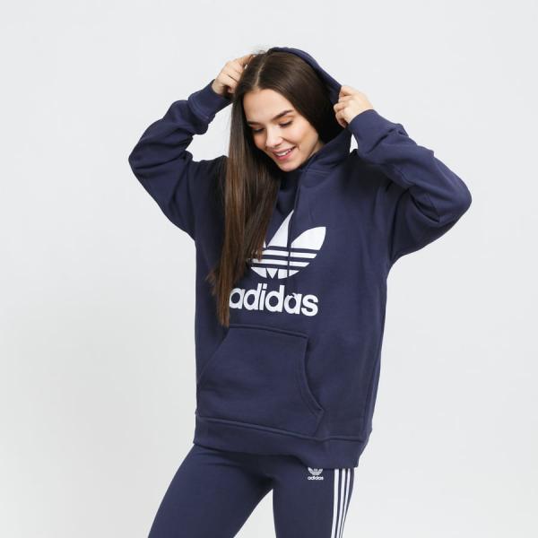 Mikina adidas Originals Trefoil Hoodie Navy S