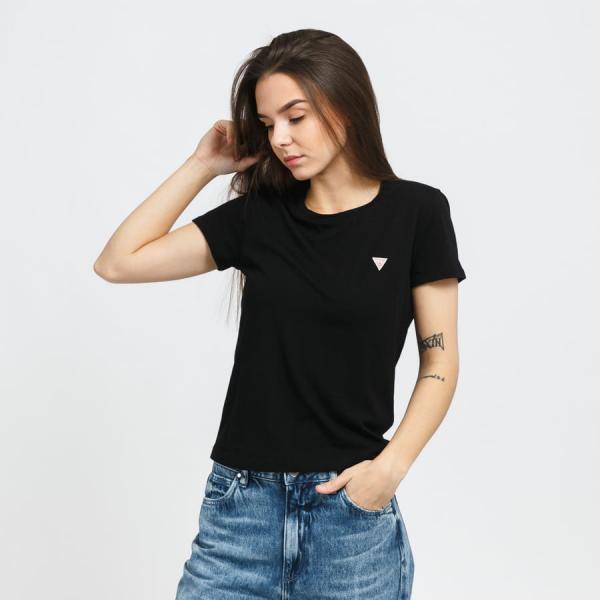 GUESS W Eco Logo Tee Black