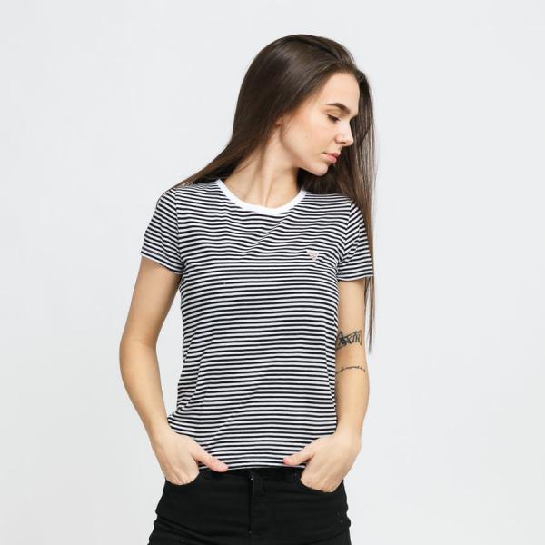 GUESS W Eco Logo Tee White / Black