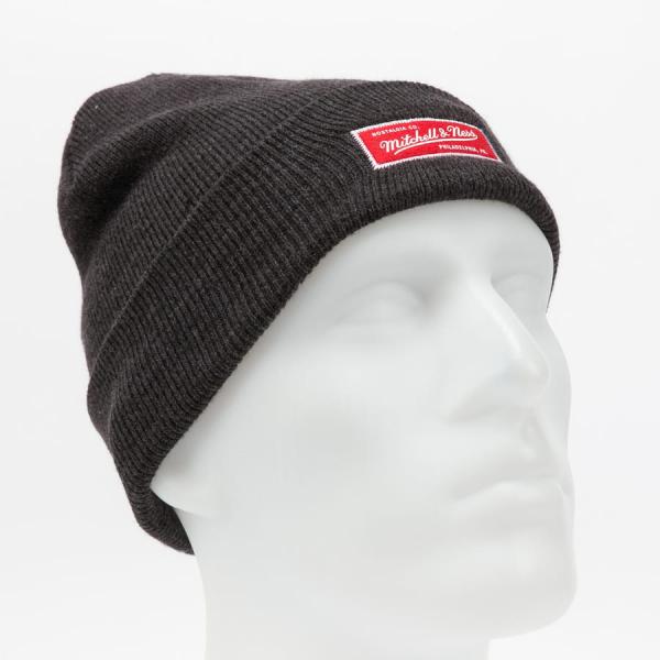 Kulich Mitchell & Ness Roll Up Beanie tmavě šedý