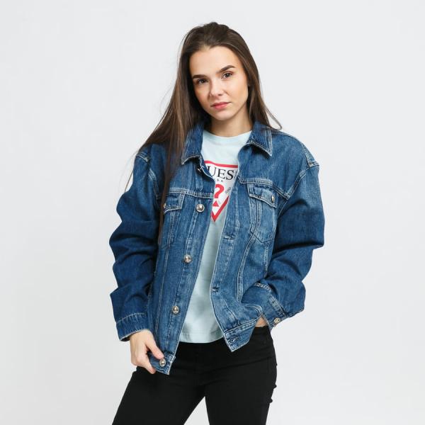 Bunda GUESS W Boyfriend Fit Denim Jacket Blue M
