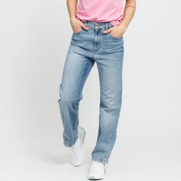 Džíny GUESS W Cropped Mom Jeans blue W27