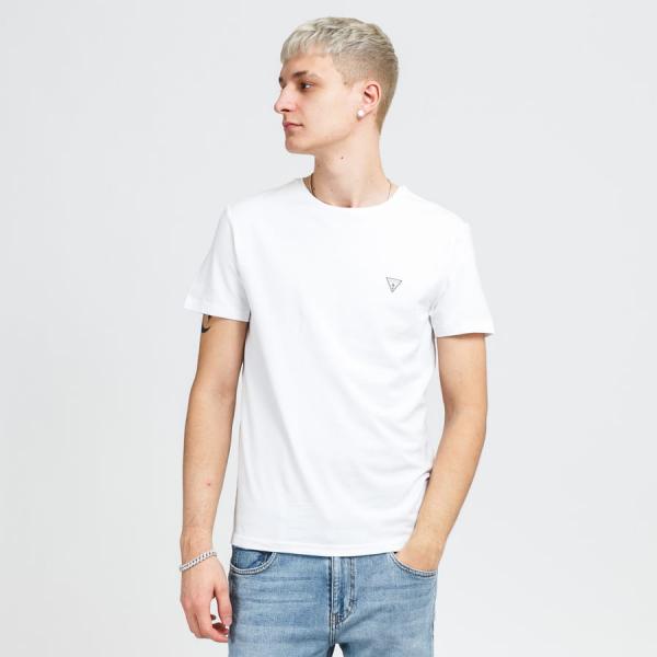 Tričko GUESS M 2Pack Basic Tee White M