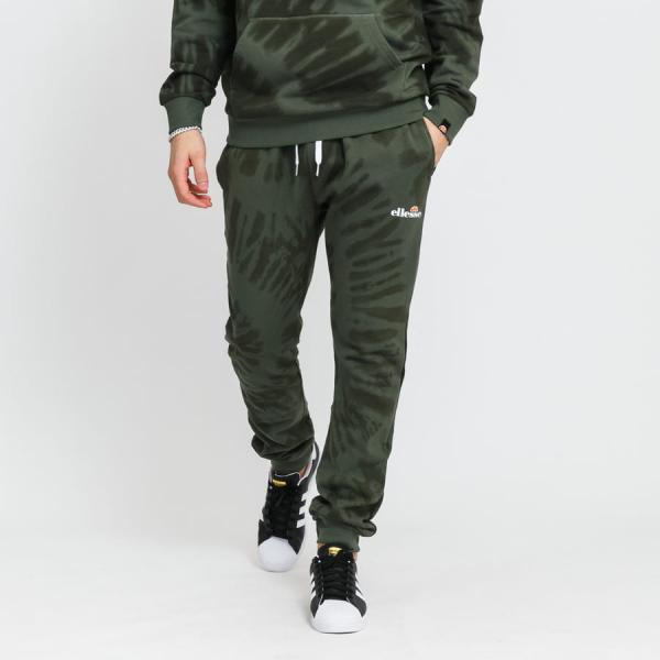 Tepláky ellesse Granite Tie Dye Pant tmavě zelené