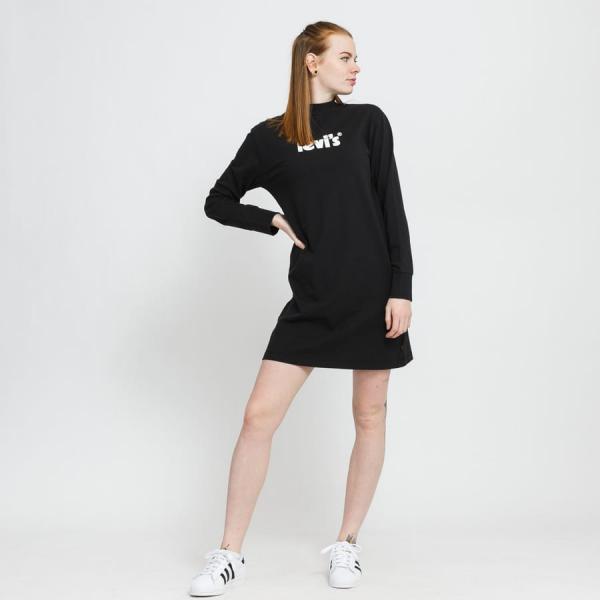 Šaty Levi's ® LS Graphic Knit Dress černé S