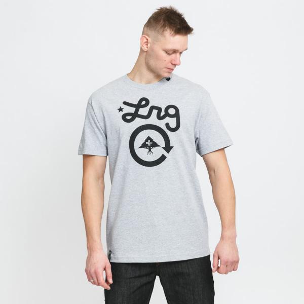 Tričko s krátkým rukávem LRG Cycle Logo Tee melange šdé