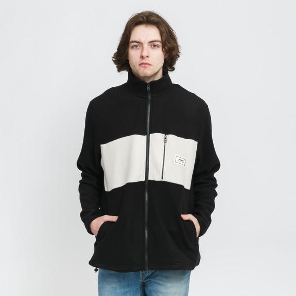 Mikina Parlez Amel Fleece Jacket Black/ Cream XL
