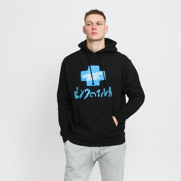 Mikina Pink Dolphin Promo Hoodie černá