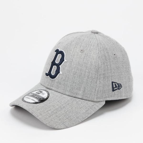 Kšiltovka New Era 3930 MLB Heather Crown Boston Red Sox melange šedá
