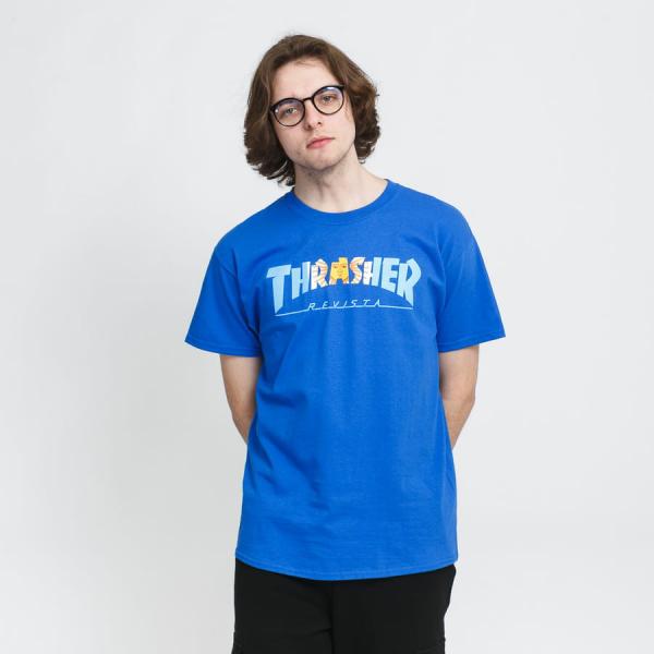 Tričko s krátkým rukávem Thrasher Argentina Tee modré