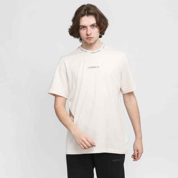 Tričko s krátkým rukávem adidas Originals Trefoil Linear Tee Creamy