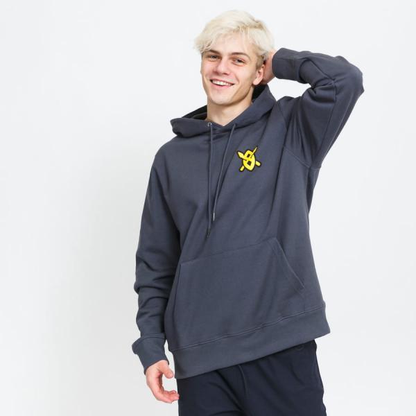 Mikina Daily Paper Manu Hoodie tmavě šedá