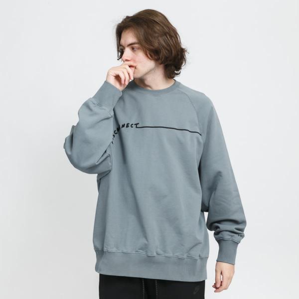 Mikina PREACH Lined Raglan Crew Blue