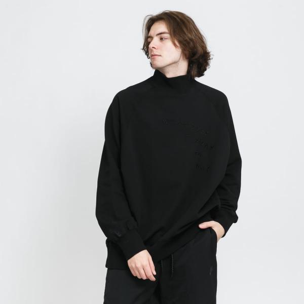 Mikina PREACH Oversized Meaning Turtle Neck černá