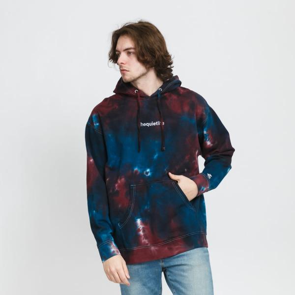 Mikina The Quiet Life Origin Embroidered Hoodie Black/ Navy/ Wine XL