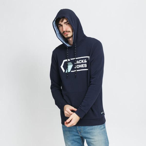 Mikina Jack & Jones JCOLOGAN Sweat Hood SN Navy S