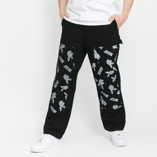 Jeans HUF X Playboy Vvs Double Knee Pant black