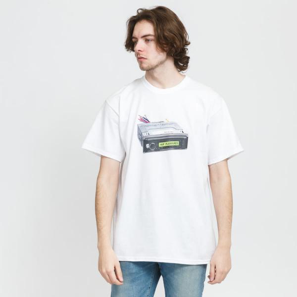 Tričko s krátkým rukávem HUF X Pleasures Head Unit Tee bílé
