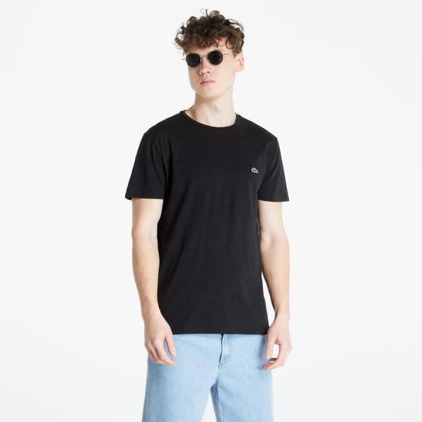 Tričko s krátkým rukávem LACOSTE Men T-Shirt small logo Black