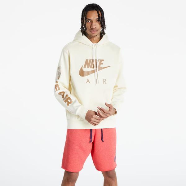 Mikina Nike M NSW Air BB Po Hoodie krémová