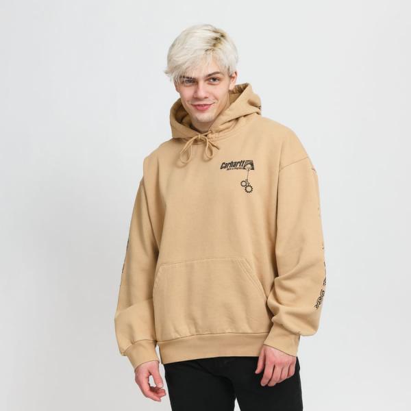 Mikina Carhartt WIP Hoody Scramble Sweat béžová