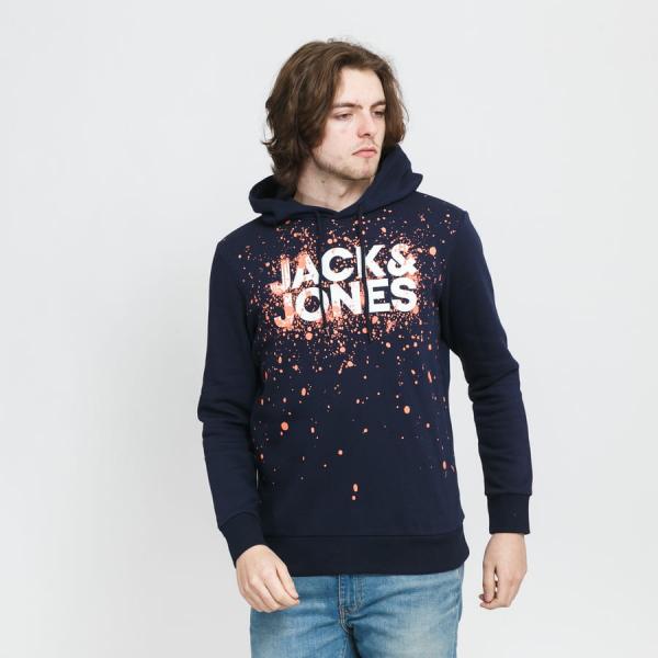 Mikina Jack & Jones JJnew Splash Hoodie Navy S