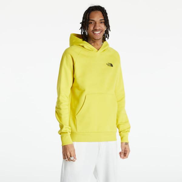 Mikina The North Face M RAGLAN RED BOX HOODIE Yellow