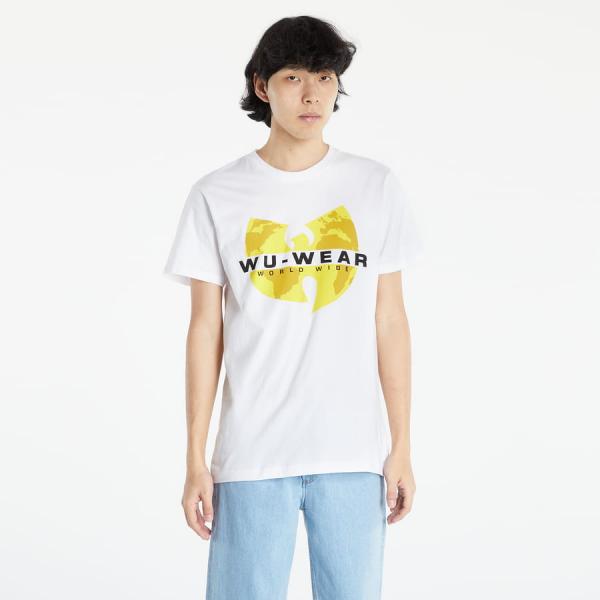 Tričko Urban Classics Wu Wear Logo Tee White XL