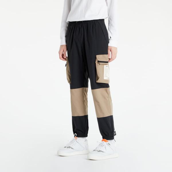 PREACH Nylon Zip Pants Black/ Brown