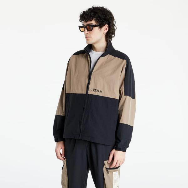Větrovka PREACH Nylon Zip Jacket Black/ Brown L