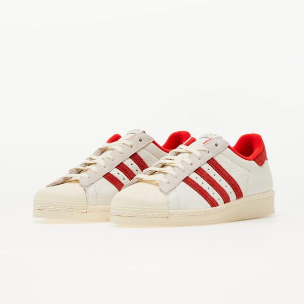 adidas Originals Superstar 82 cloud white / vivid red / cream white