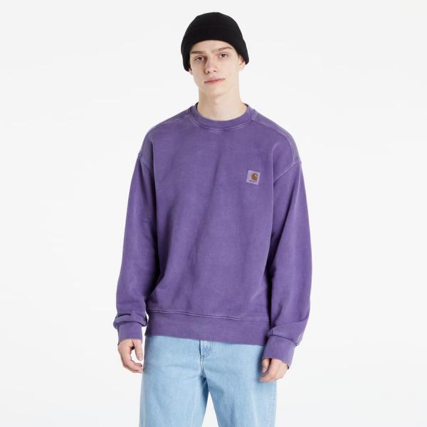 Mikina Carhartt WIP Nelson Sweat Fialová