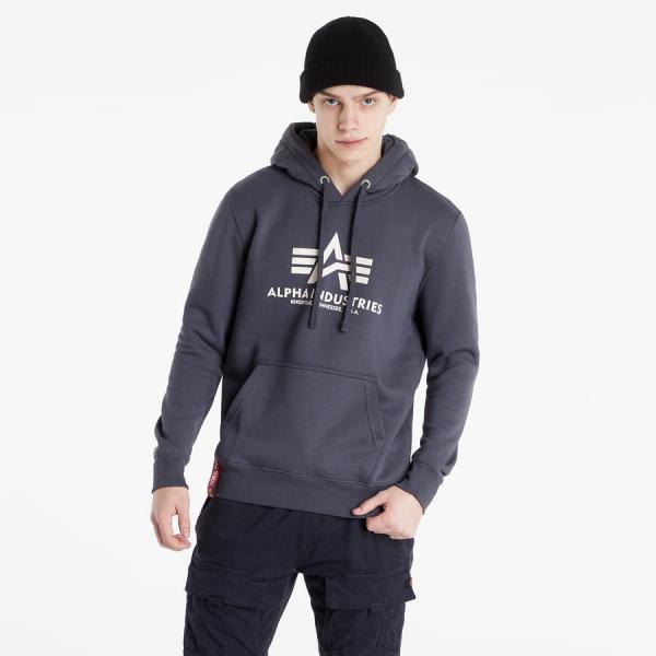 Alpha Industries Basic Hoody Grey / Black