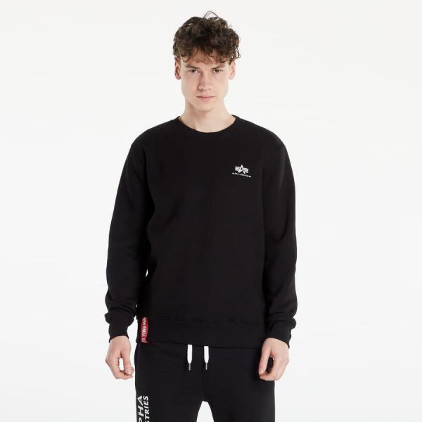 Mikina Alpha Industries Basic Sweater Small Logo Black L
