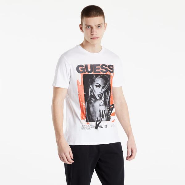 Pánské tričko GUESS All Nite Tee bílé