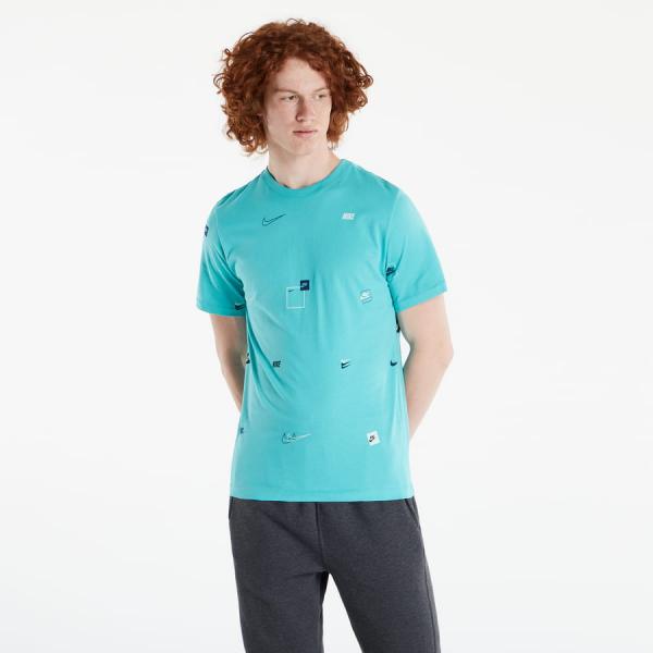 Tričko s krátkým rukávem Nike Nsw Swoosh Aop T-Shirt Green