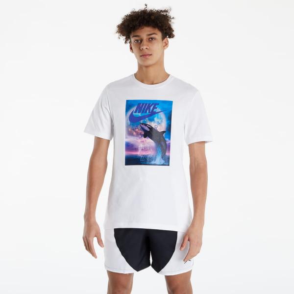 Tričko s krátkým rukávem Nike Sportswear White