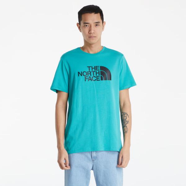 Tričko s krátkým rukávem The North Face M S/S Easy Tee Tyrkysové