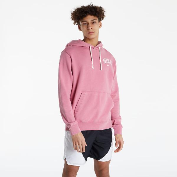 Mikina Nike M NSW Arch Fleece PO Hoodie Pink